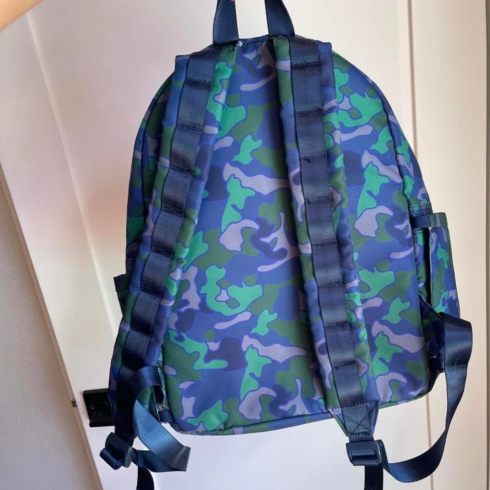 STATE Bags Kane Backpack Camo Kids School Backpack Blue Green
